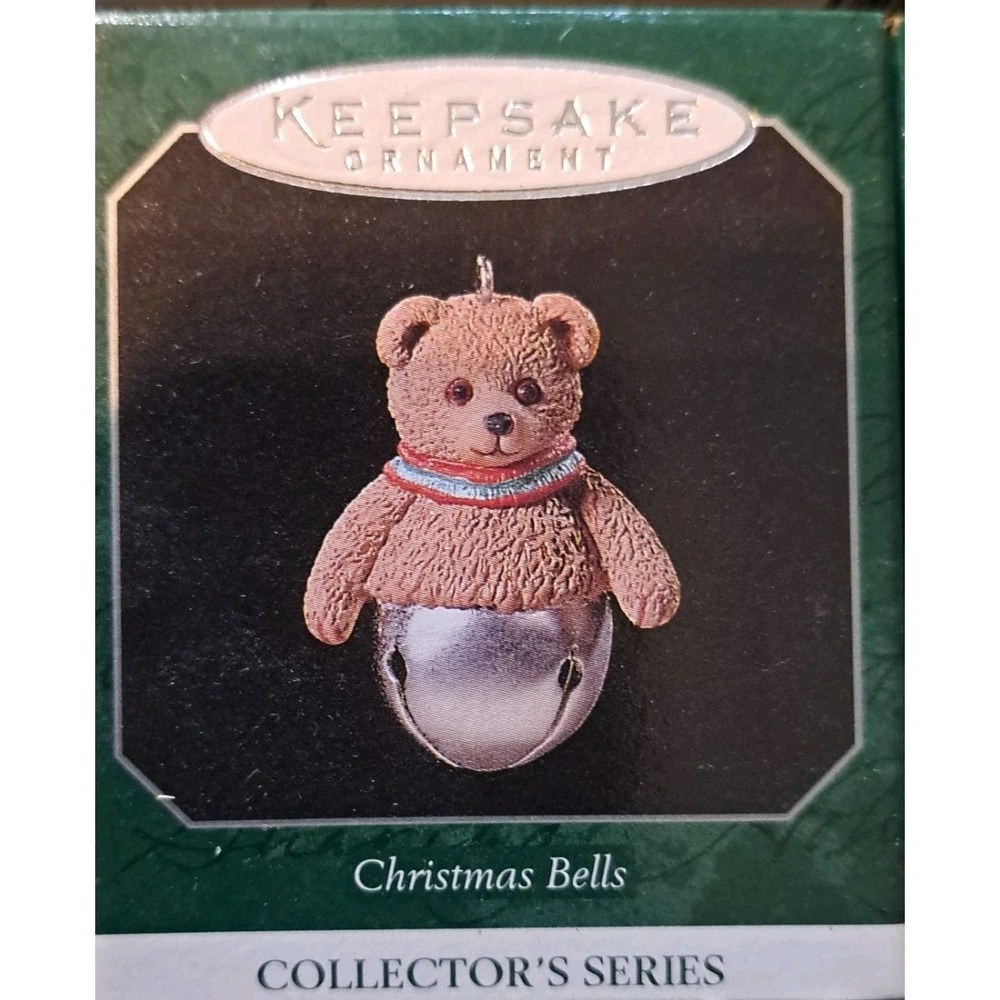 Lot Of 15 Hallmark Keepsake Ornaments Santa's Tractots Wildlife Loony Tunes Bell - Picture 9 of 16